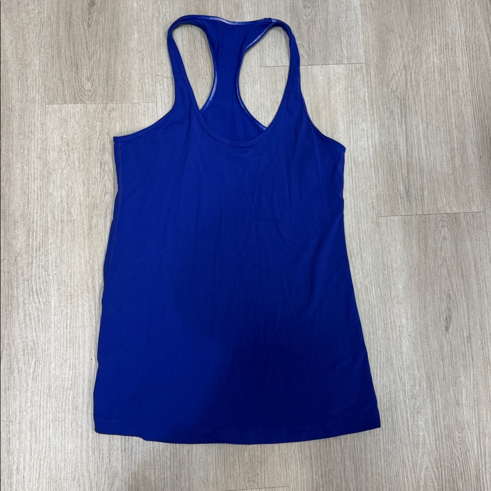 Lululemon Blue Racerback Tank Top